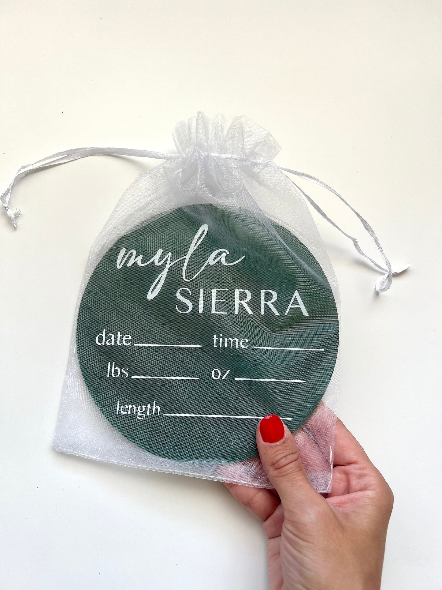 Birth Stats Acrylic Sign Arrival Announcement for Newborn Baby, Gifts for Baby, Newborn Photo Props, Newborn Announcements