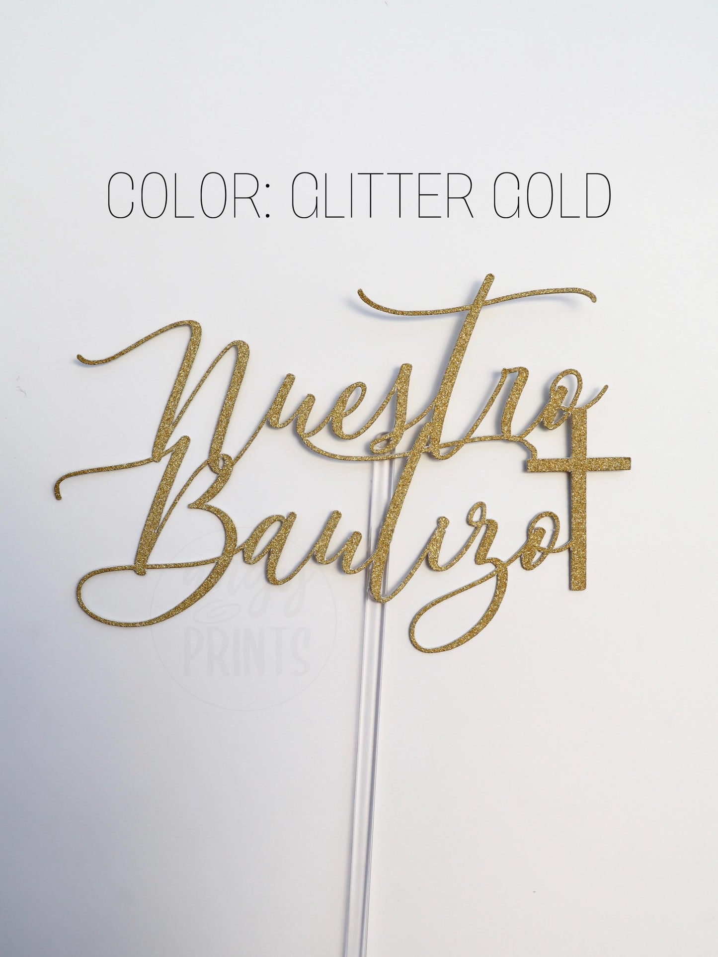 Nuestro Bautizo Cake Topper | Spanish | Cake Decoration | Baptism Cake Topper