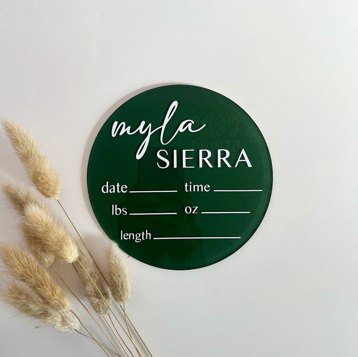 Birth Stats Acrylic Sign Arrival Announcement  for Newborn Baby, Gifts for Baby, Newborn Photo Props, Newborn Announcements