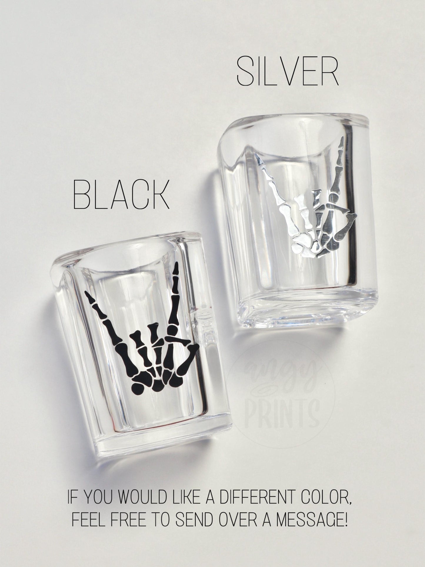 Til Death Do Us Party Shot Glasses Spooky Halloween 2024 Skeleton Rockstar | Bachelorette Party, RIP Single Life | Halloween Party