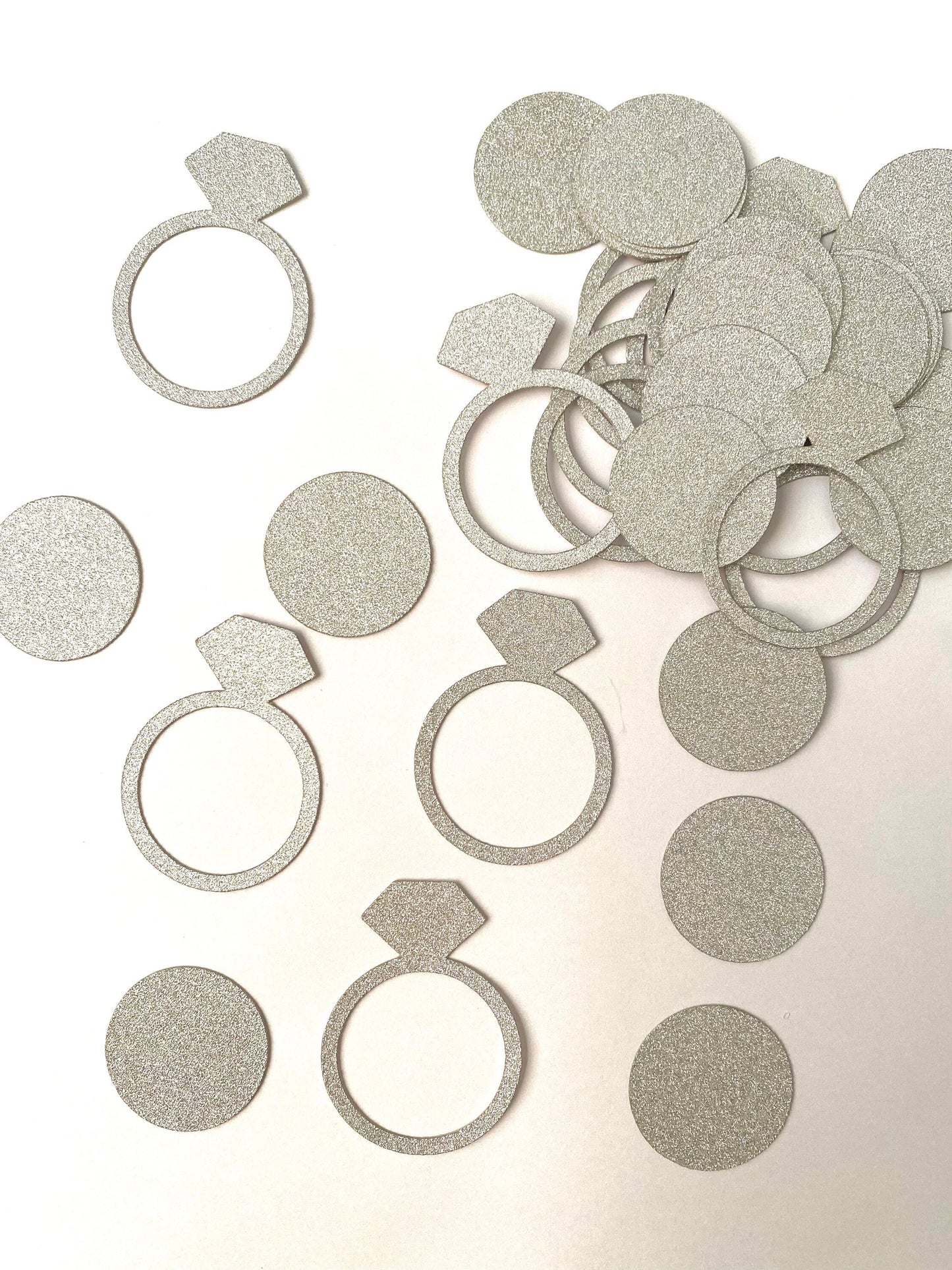Bachelorette Wedding Ring, Circle Confetti Bachelorette Party