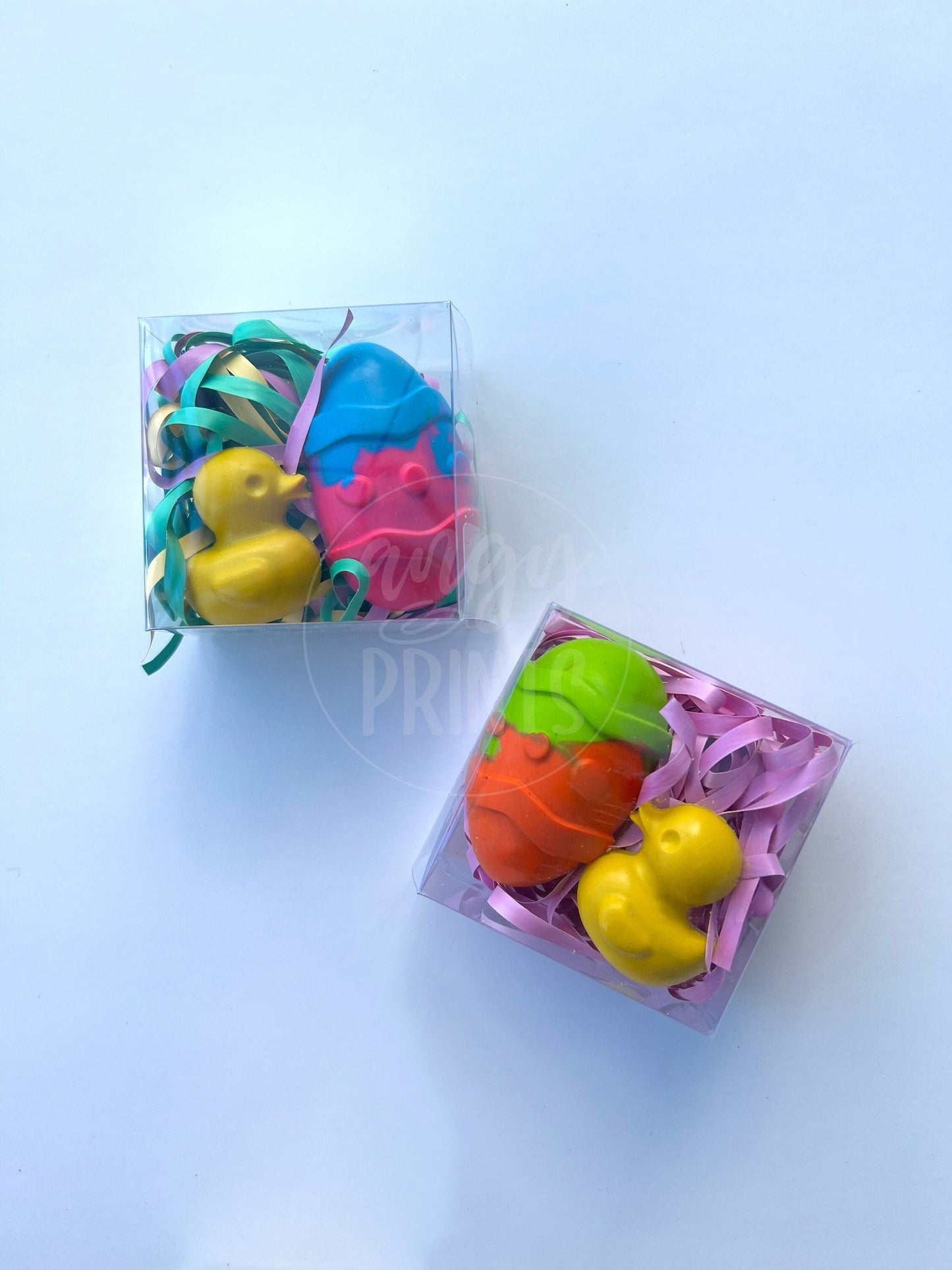 Happy Easter Basket Egg Crayon Party Favors for Kids, Birthday Favors, Easter Basket Favors, Kids Easter Gifts