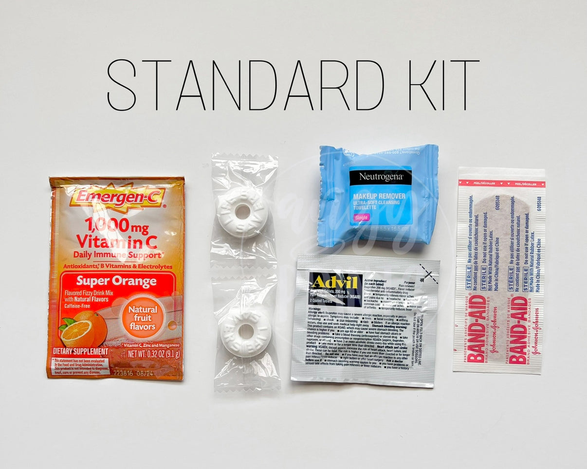 Let’s Go Girls Western Last Rodeo Nashville Theme Hangover Party Kit Clear Holographic Bag Bachelorette Party Essentials