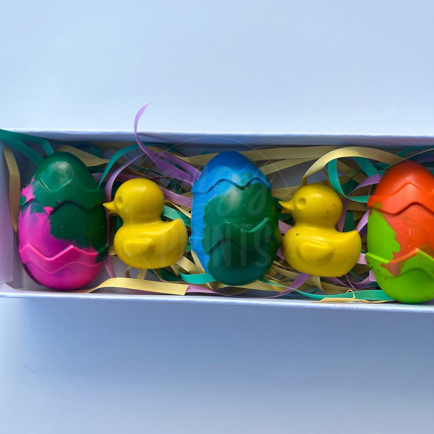 Happy Easter Basket Egg Crayon Gift Box | Party Favors for Kids, Birthday Favors, Easter Basket Favors, Kids Easter Gifts